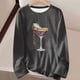 thumbnail image 5 of Xuyuer Carnival Womens Long Sleeve Shirts Fall Outfits 2025 Tops Fashion Clothing Crewneck Tee Blouses, 5 of 5