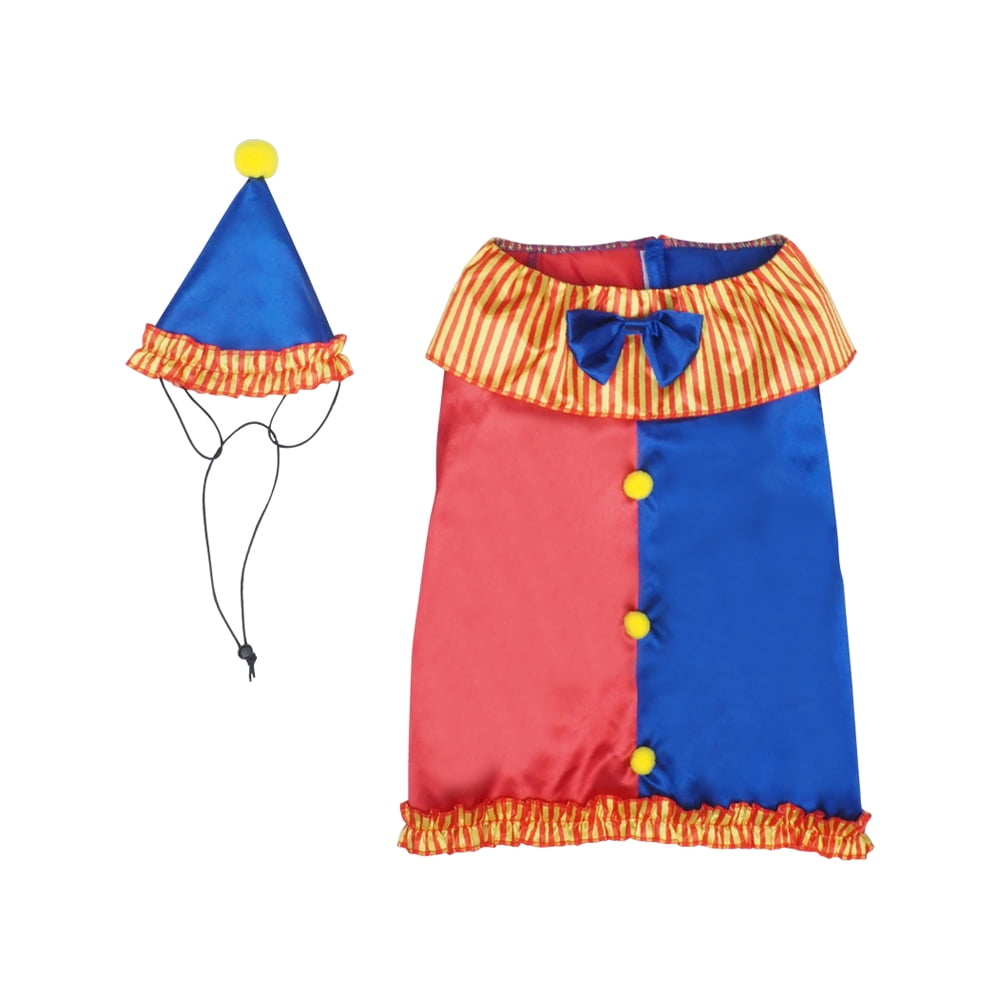 Vibrant Life Halloween Dog Costume and Cat Costume: Clown, Size Medium