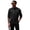 Black, variant on Men Button Down Dress Shirts Long Sleeve Formal Shirt Untucked Polyester Shirt