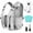 SILVER, variant on Cooling Hydration Backpack, Summer Fishing Cooling Vest with 3 Removable Ice Packs, 2L Leakproof BPA-Free Water Bladder, Lightweight Adjustable Outdoor Vest for Fishing Hiking Cycling Marathon Trail