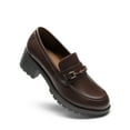 thumbnail image 6 of BURUDANI Women’s Platform Loafers Trendy Slip-On Shoes with Chunky Soles for Work & Casual Outfits, 6 of 8