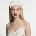 thumbnail image 2 of Unique Bargains 1 Pc Headband Colored Wide Hair Accessories White, 2 of 5