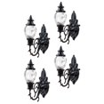 thumbnail image 3 of 4pcs Sand Table Decoration Sand Table Miniature Wall Lamp Desktop Ornament 1:87, 3 of 4