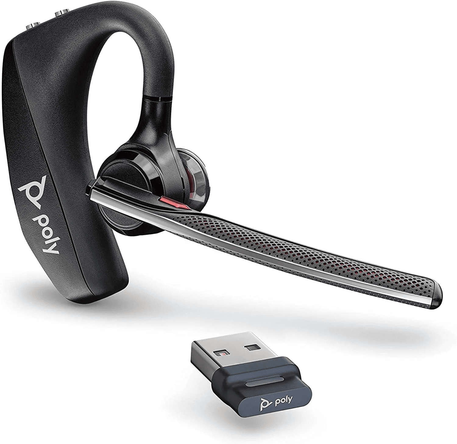 Poly Voyager 5200 Single-Ear Bluetooth Headset - Noise-Canceling