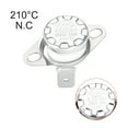 thumbnail image 3 of Uxcell Temperature Control Switch Thermostat 210°C 10A N.C 2 Pack, 3 of 5