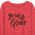 thumbnail image 2 of Instant Message - Go In Grace - Butterfly - Women's Lightweight French Terry Pullover, 2 of 6