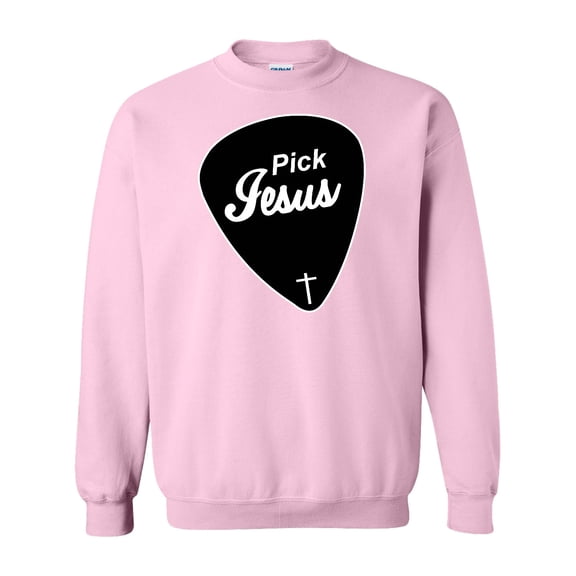 Inktastic Pick Jesus Christian Adult Sweatshirt
