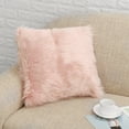 thumbnail image 5 of Faux Fur Throw Pillow Covers Cushion Covers Luxury Soft Decorative Pillowcase Fuzzy Pillow Covers for Bed/Couch,18 x 18 Inches, 5 of 6