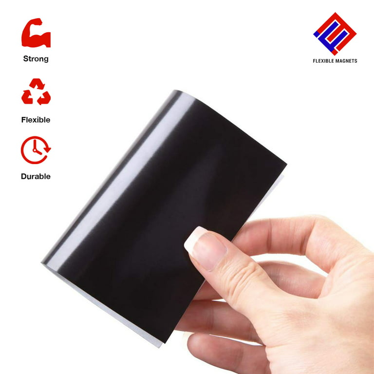 ▷ Oval Magnetic Sheet SELF-ADHESIVE - 90x52mm