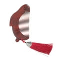 thumbnail image 5 of IBASETOY 1Set Brown Wooden Comb for Hair Smoothing and Durable Use by Lovers, 5 of 8