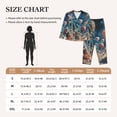 thumbnail image 4 of Fotbe Starry Sky Planet Lollipop Pattern Long Sleeve Pajama Set for Women,Sleepwear Set,2-piece Loungewear Set,Soft PJs Comfy Nightwear with Pockets -X-Large, 4 of 7