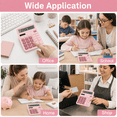thumbnail image 3 of ZGDong Office Desktop Calculator 12-Digit Basic Standard Calculator with Large LCD Display Dual Power Solar Handheld Desktop Calculator for Office School Home Business, 3 of 8