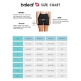 thumbnail image 6 of BALEAF Biker Shorts Women Yoga Gym Workout Spandex Running Volleyball Tummy Control Compression with Pockets 5" 2-Pack Black/Black L, 6 of 6