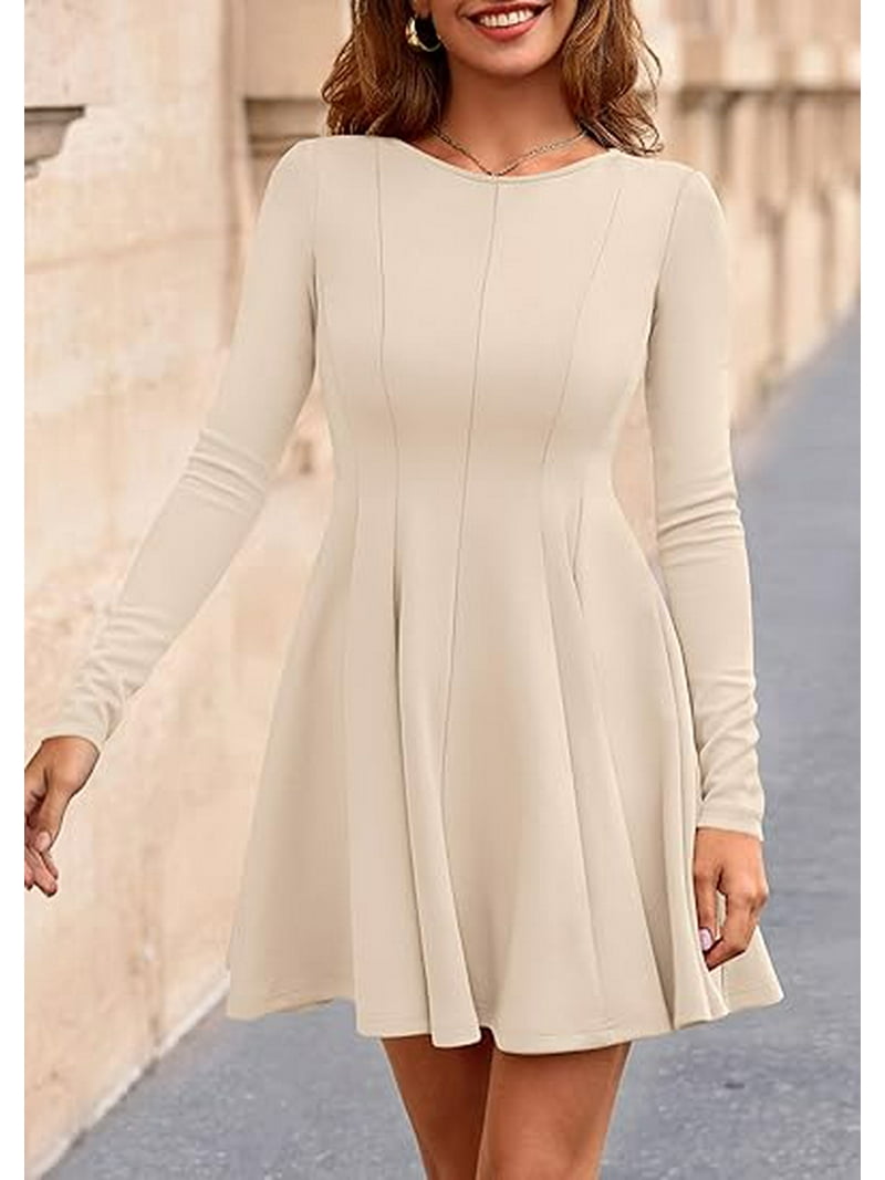 fall cocktail dress Ivory Floral Appliqué A-Line Wedding Dress with Sweetheart Corset – LA149 –  Viniodress main image 1