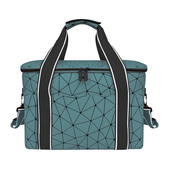 Bolsa de almuerzo térmica reutilizable para hombres y mujeres Verde