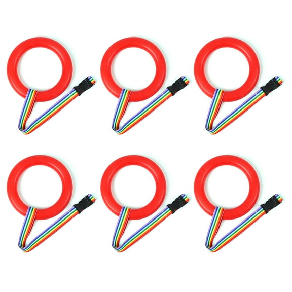 Multiple Child Walking Leashes for Preschool Trip Featuring Portable Foldable Construction and Grip