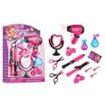 thumbnail image 2 of Fiudx Ofertas De La Semana Juguetes De Peluquería Para Niñas, Juego De Juguetes De Peluquería Para Niñas, Salón De Peluquería Secador De Pelo Eléctrico, Juego De Vestir Casa De Juguete Niña Princesa, 2 of 7