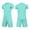 Green D, variant on Nilvkv Toddler Girl Outfit, Girls Athletic Sets, Fast Dry Breathable Short Sleeve Jersey and Pocketed Shorts Set Training Green 11-12 Years