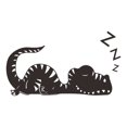 thumbnail image 2 of Self-Adhesive Sleeping Dinosaur Wall Decal Removable DIY Cartoon Dinosaur Wall Stickers for Kids Bedroom Playroom Living Room Toddlers Nursery Decor, 2 of 6