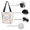 thumbnail image 6 of Fotbe Watercolor Floral Pattern Beach Tote,Shoulder Handbag,Spacious Tote Bag,Lightweight Travel Bag,Versatile Shopping Bag, 6 of 9