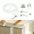 thumbnail image 6 of Roller Blind Fittings - 17mm Roller Blind Shade Clutch Bracket Side Pulley Chain Repair Fitting Kit Bead Chain Roller Blind Curtain Fitting Brackets Set for Window Treatments, 6 of 13