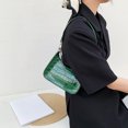 thumbnail image 5 of Bolso de cuero portátil para mujer, de mano de cocodrilo sólido, para axilas de calle, 5 of 5