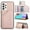 Rosegold, variant on Dteck for Samsung Galaxy A53 5G Case Wallet Dual Layer Lightweight Premium Leather with Card Slots Kickstand Flip Case Protective Case for Samsung Galaxy A53 Wallet Case 6.5 inch,Rosegold
