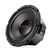 Crunch CRW8D4 8 Inch 250 Watt MAX Dual Voice Coil Car Subwoofer Speaker, Black