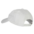 thumbnail image 3 of North Dakota Prairie Rose with Map Embroidered Unstructured Washed Cap - White OSFM, 3 of 5