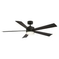 thumbnail image 2 of Wynd 60" Bronze Integrated LED Smart Ceiling Fan with Remote Control, 2 of 11