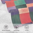 thumbnail image 5 of Yayeee 2 Pack Hand Towels for Bathroom 100% Cotton 16" x 28" Soft Absorbent Kitchen Towel, Red and Purple Plaid Pattern, 5 of 7