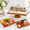 Rectangular 17*13*9, variant on Wood Cake Stand With Lid 2-in-1 Holder Dome Square