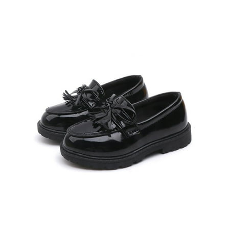 

Tenmix Kids School Nonslip Leather Shoe Comfort Low Top Flats Girl s Party Slip On Mary Jane