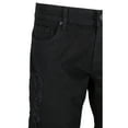 thumbnail image 3 of RAW X Mens Slim Fit Moto Jeans, Jet Black, 32X32, 3 of 6