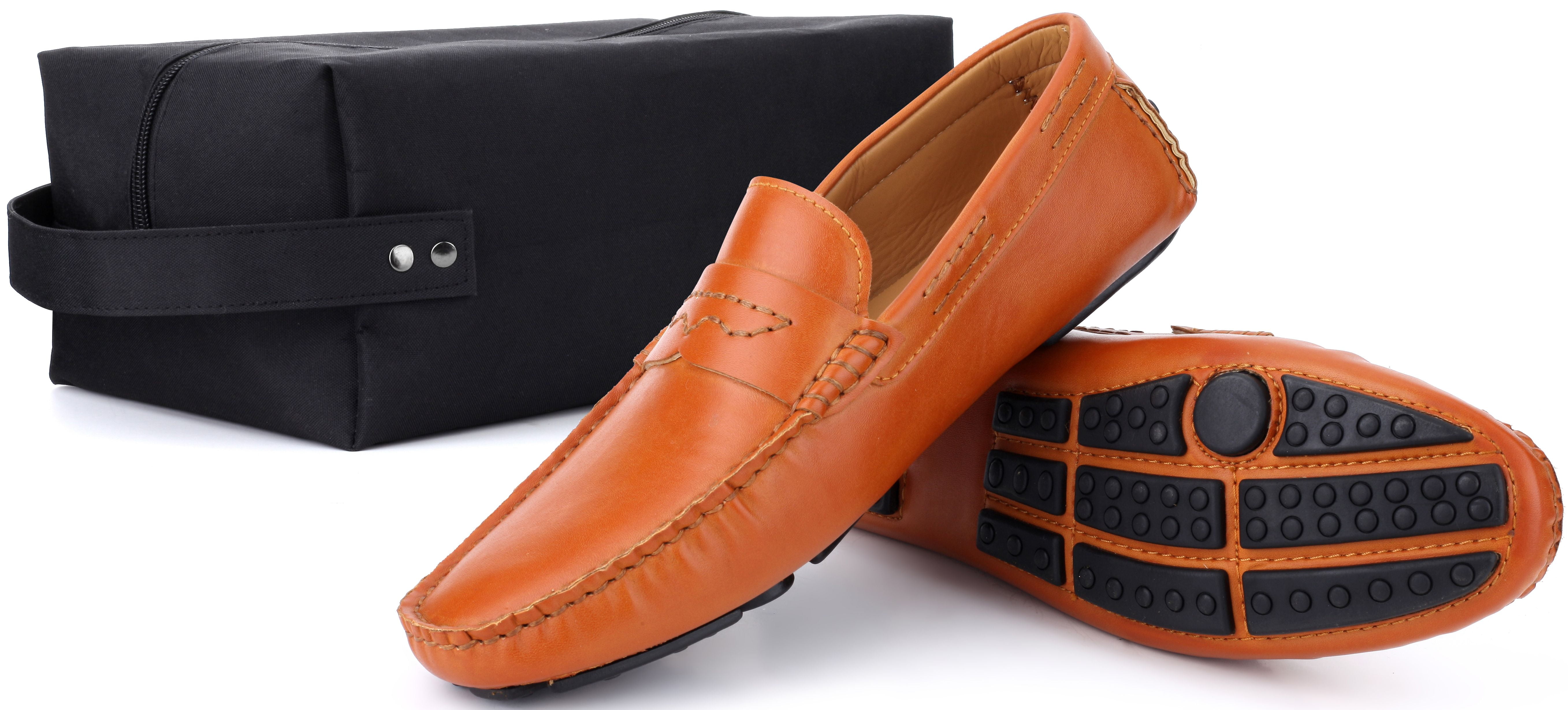 MIO MARINO Mens Brown Comfort Suave Penny Loafer Slip On‎ Shoes 12 S-333 Mio Marino Men main image 4