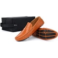 thumbnail image 6 of Mio Marino Men's Casually Suave Leather Penny Loafers, 6 of 6