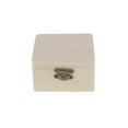thumbnail image 2 of Unfinished Unpainted Plain Wooden Square Jewellery Box Keepsake Gift, 2 of 5