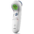 Braun Digital Thermometer, No Touch + Forehead LED, Safe for Kids