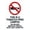 Warning Sign 2, variant on This Is A Tobaccofree Campus Sign 8"x12" - Security Safety Metal Caution Decor for School Campus, Business Office Home Use