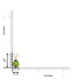 thumbnail image 3 of ANGARA Natural V-Bale Pear-Shaped 1.1 ct Peridot Solitaire Pendant in 14K Yellow Gold for Women (Size-8x6mm) | August Birthstone, Anniversary, Jewelry Gift for Women | Natural Peridot Necklace, 3 of 9
