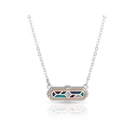 Montana Silversmiths Western Mosaic Bar Necklace - NC5689