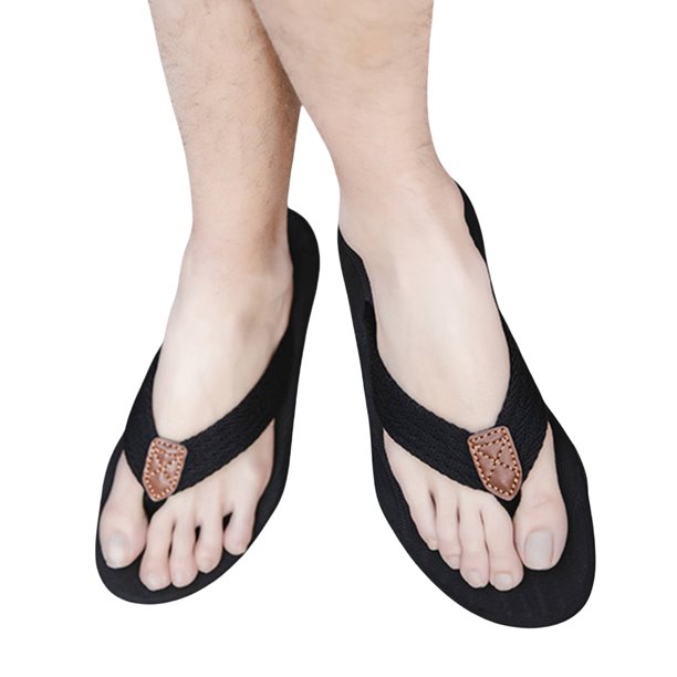 Sandalias deportivas casuales Tobas tanga atlética Deslizamiento en verano hombres Flip-Flops Arch Sproort para viajar la playa