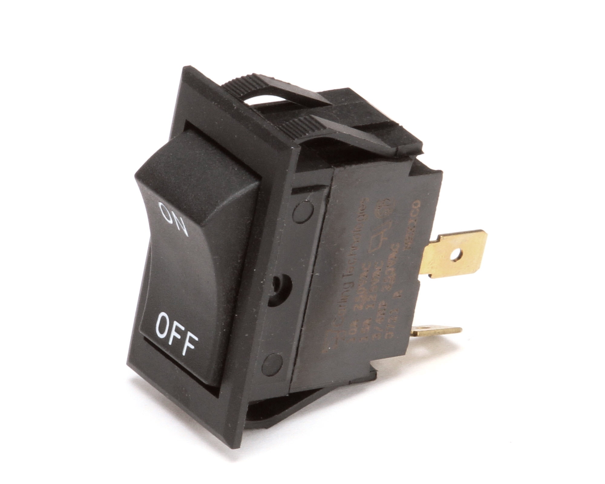 Blodgett 30517 Black Rocker DPST Switch