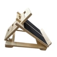 thumbnail image 1 of Tabla inclinada de madera para entrenamiento de pantorrillas, nivel ajustable, estirador de pantorrillas para tobillos, gimnasio en casa, equilibrio,, 1 of 7