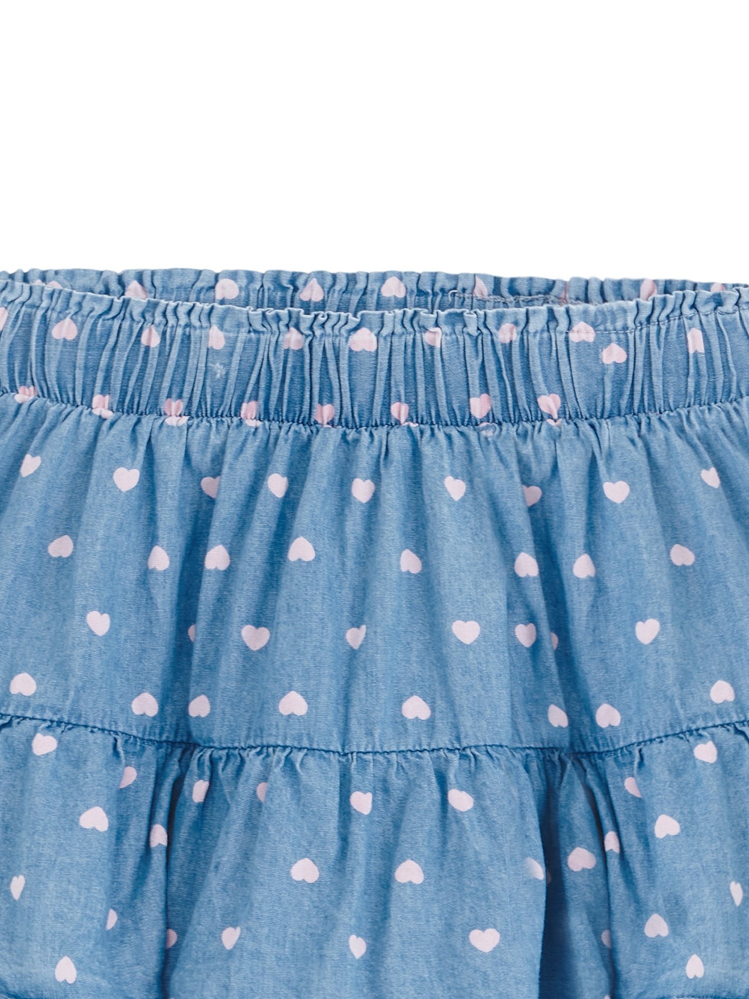 Way to Celebrate Girls' Valentine's Day Tiered Skirt, Sizes 4-18 & Plus
