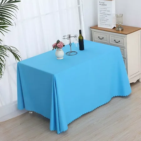 

Touiyu Polyester Rectangle Tablecloth Stain Water Resistant Table Cover for Kitchen Dining Room