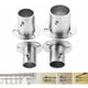 thumbnail image 2 of Pack de 2 Soportes TUNC con Brida para Barra de Armario de Acero Inoxidable 19 mm, 2 of 5