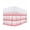Pink, variant on Pink White Striped Wrap Around Bed Skirts for King Bed 16" Drop, Bed Skirt with Adjustable Elastic Belt Dust Ruffle Bed Valance for Bedroom Hotel Luxury Farmhouse Stripes Bed Frame Cover
