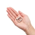 thumbnail image 5 of Uxcell 25mm Metal Roller Buckles Iron Electroplated Silver Tone 12 Pack, 5 of 5