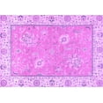 thumbnail image 1 of Ahgly Company Indoor Rectangle Oriental Purple Traditional Area Rugs, 7' x 9', 1 of 4